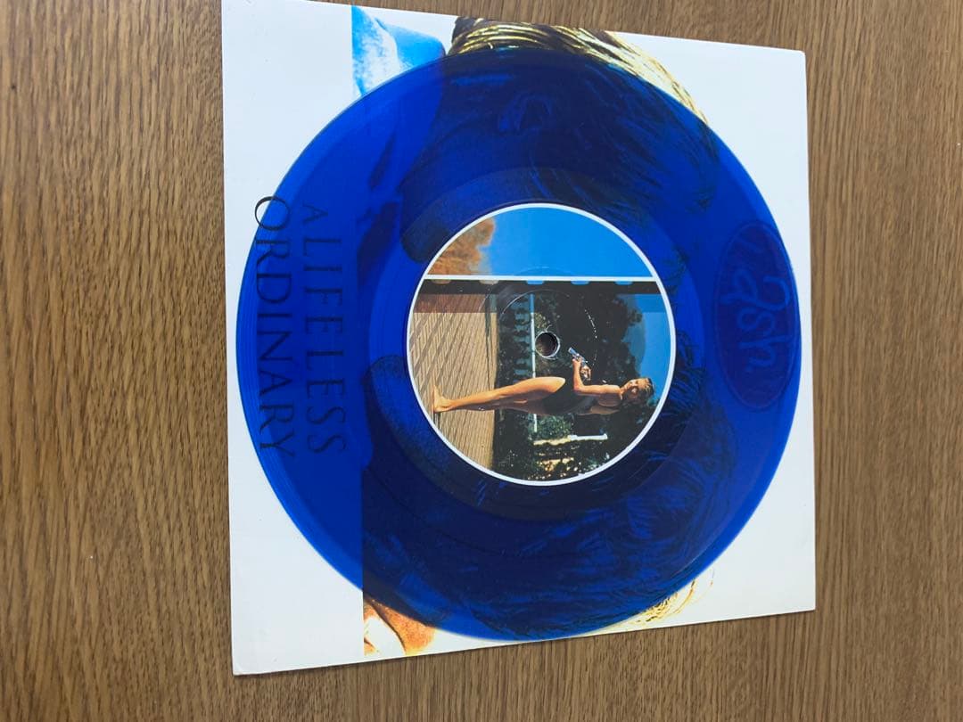 Ash - A Life Less Ordinary 7" Blue Vinyl UK Import 1997 Rare Britpop