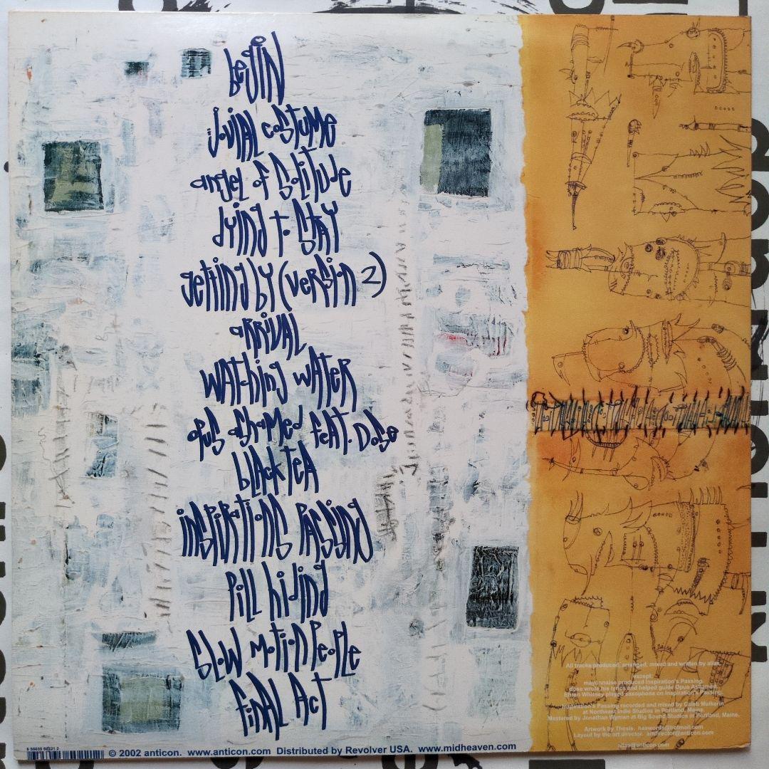 Alias - The Other Side of the Looking Glass 2LP Anticon Post-Hip Hop Vinyl
