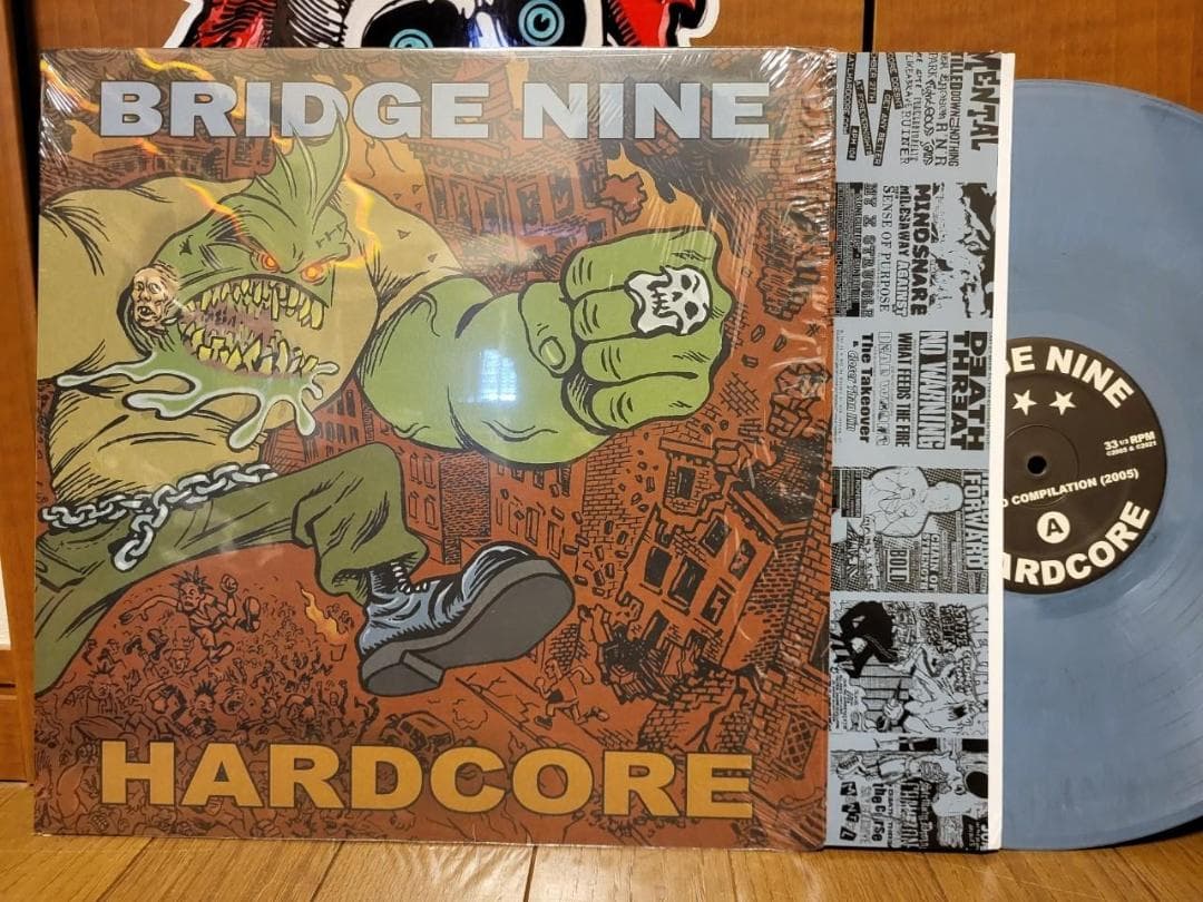 Bridge Nine Hardcore Compilation LP Grey Vinyl Various Artists B9 Records