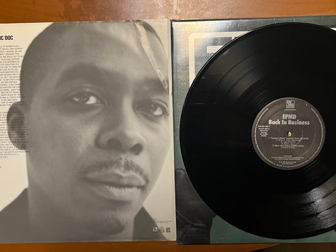 EPMD - Back In Business Vinyl 2LP 1997 Classic East Coast Hip Hop Def Jam