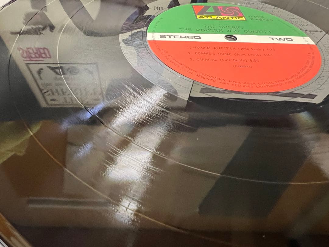 Modern Jazz Quartet - The Sheriff LP Japan Vinyl Jazz MJQ Atlantic P-4542A