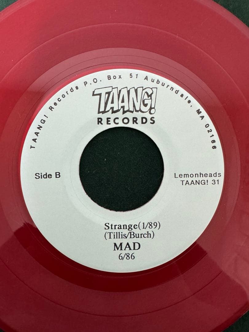 LEMONHEADS Luka/Strange 7" Color Vinyl Taang! Records Indie Rock Punk