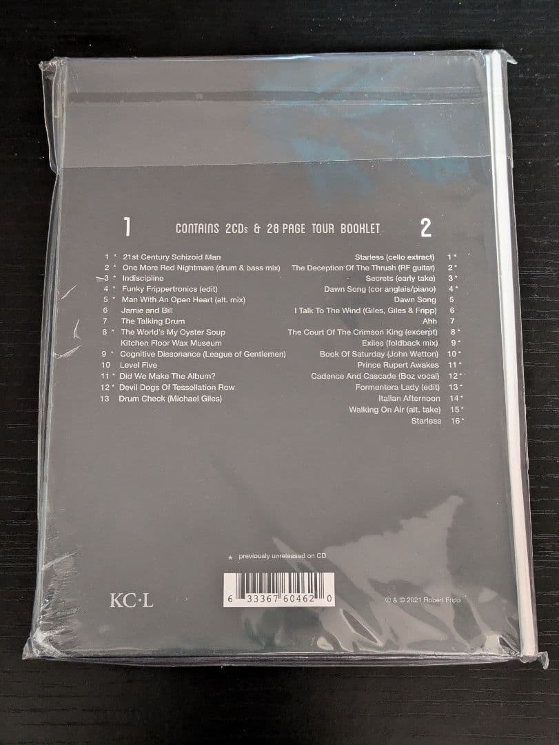King Crimson The Elements 2021 Japan Assemble 2CD + EP Box Set, Sealed