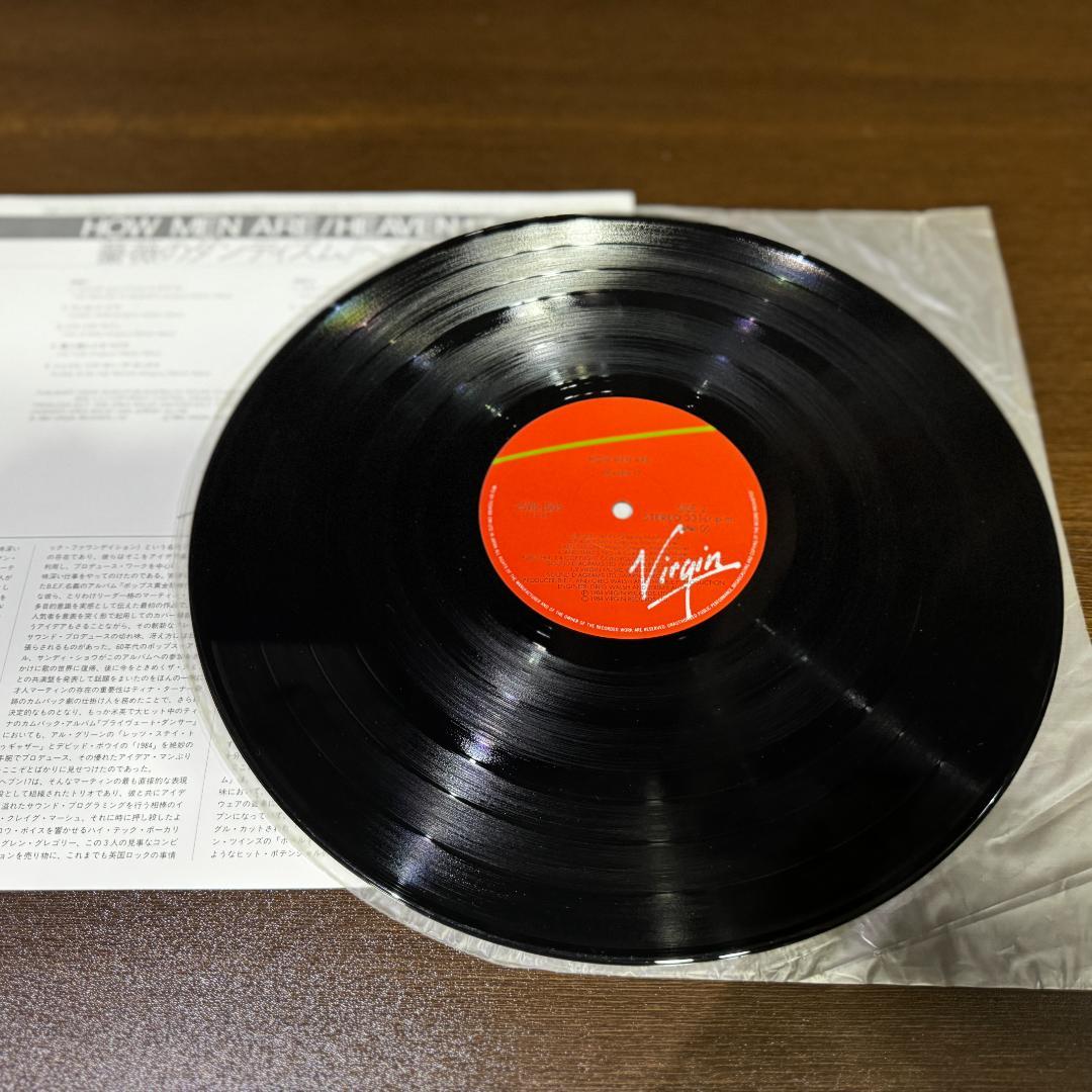 Heaven 17 - How Men Are LP 1984 Japan Pressing Vinyl Record with Obi Insert