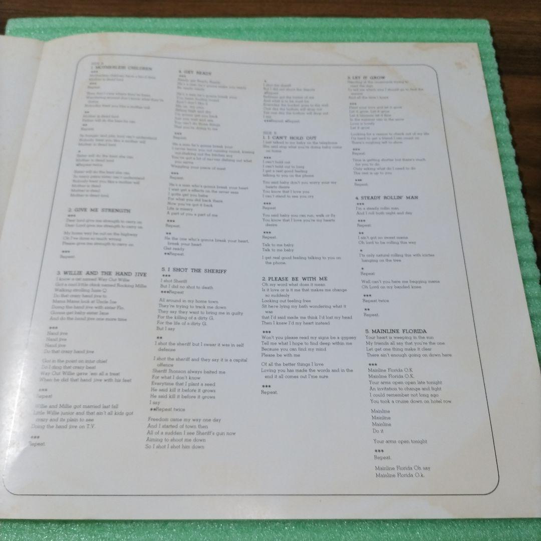 Eric Clapton 461 Ocean Boulevard Vinyl LP 1974 Japan First Press MW 2098