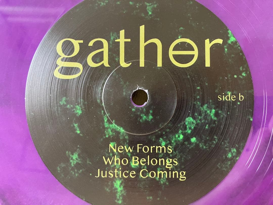 Gather - Total Liberation LP Purple Vinyl Hardcore Indecision Records US Pressin