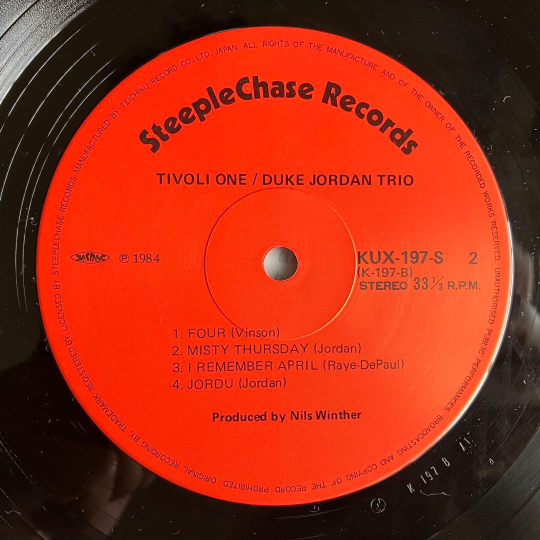 Duke Jordan Trio - Tivoli One LP Japan Pressing SIGNED by Duke Jordan