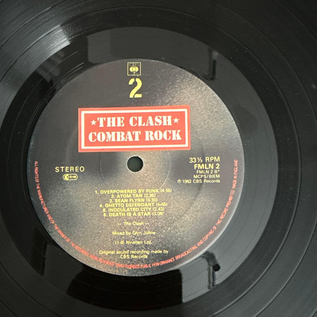 The Clash Combat Rock Vinyl LP 1982 Original Punk New Wave