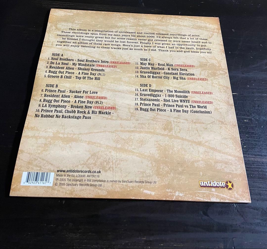 Prince Paul - Hip Hop Gold Dust 2LP Compilation Antidote Records Rare Tracks
