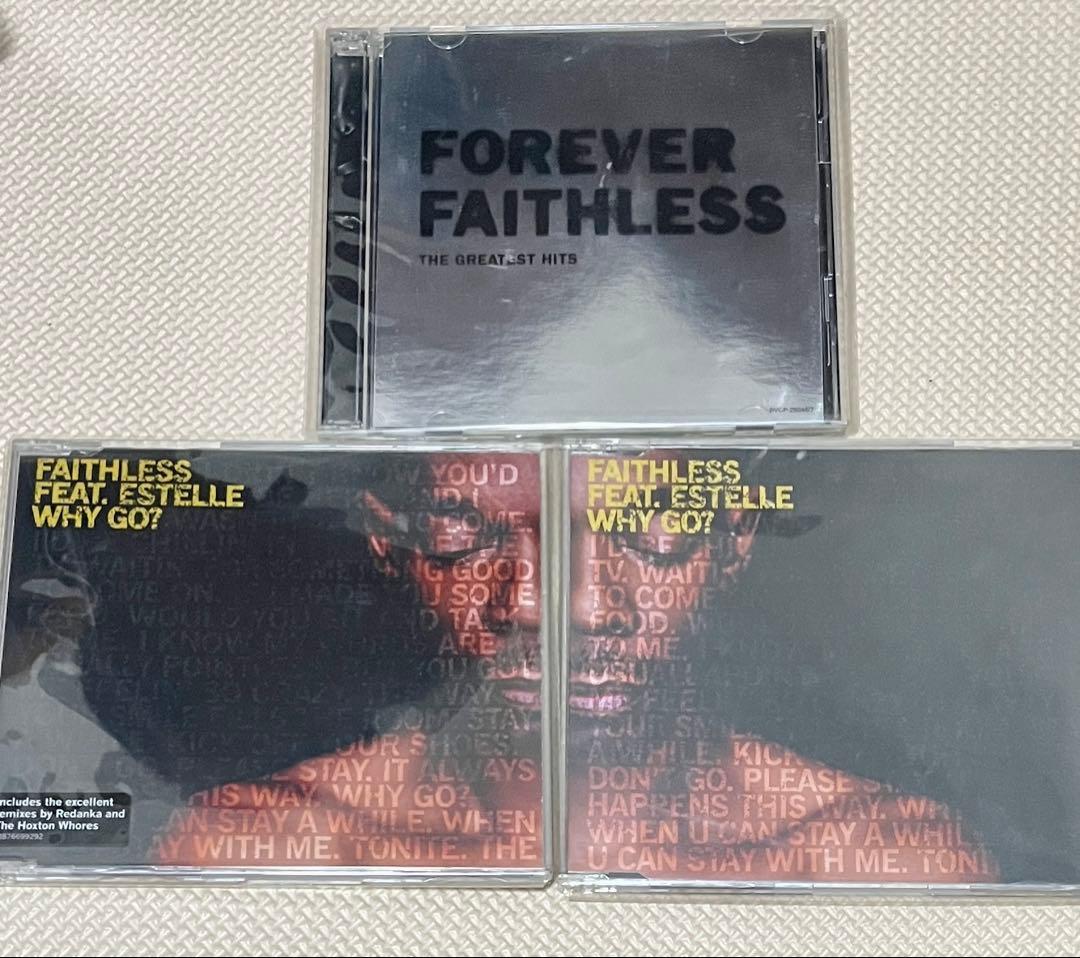 Faithless Forever Faithless Greatest Hits Japan 2CD + Why Go? Maxi-Single