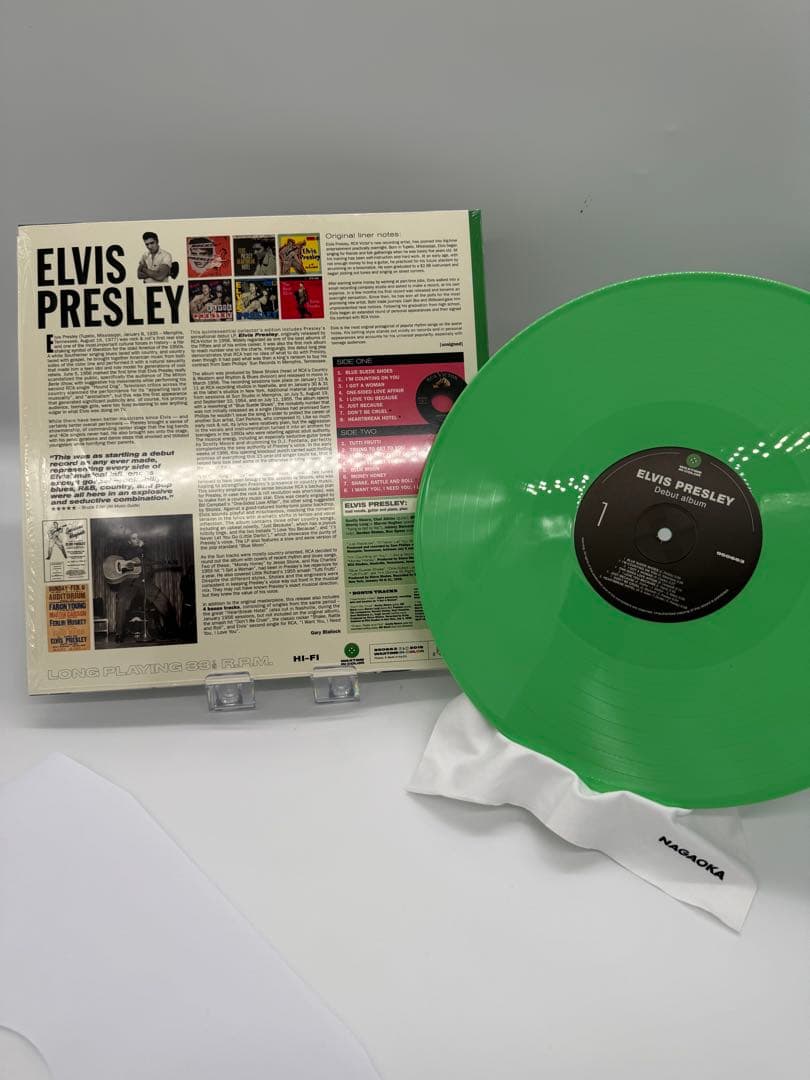 Elvis Presley Debut Album 180g Green Vinyl LP Limited Edition WaxTime