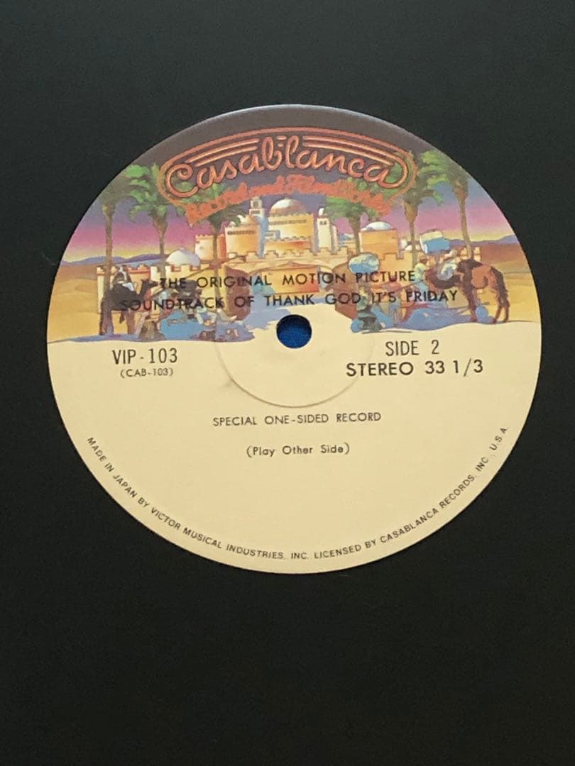Thank God It's Friday Soundtrack 3LP Japan 1978 VIP-101 Donna Summer Disco