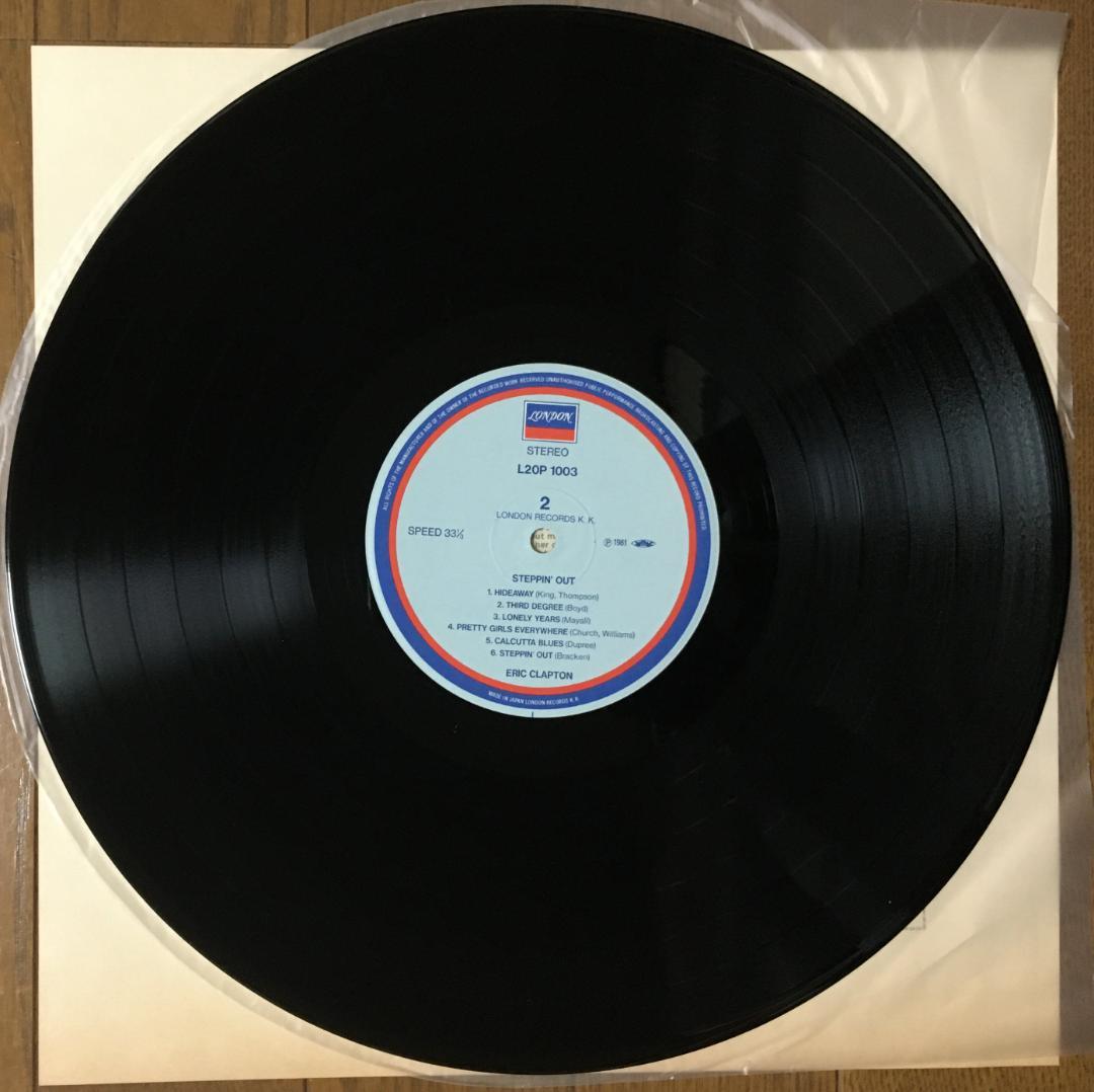 Eric Clapton Steppin' Out Japan LP Vinyl Record 1981 Bluesbreakers