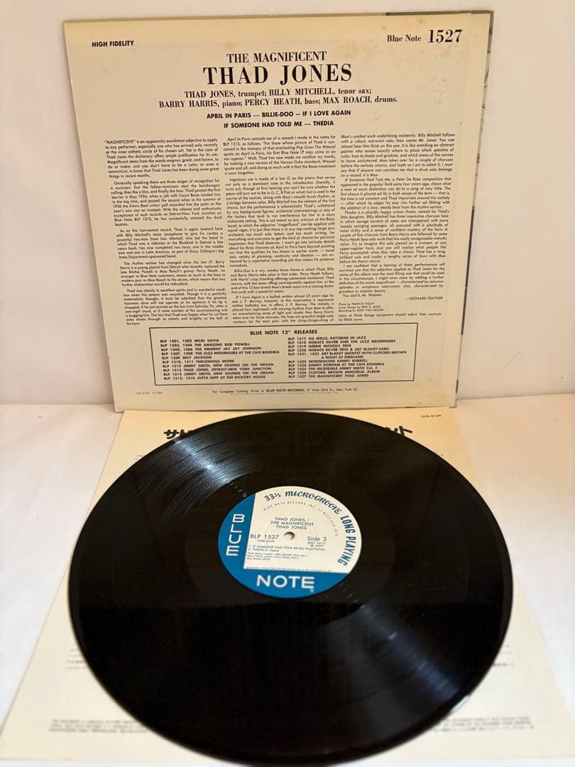 Thad Jones - The Magnificent Thad Jones Vinyl LP King Record Japan Jazz