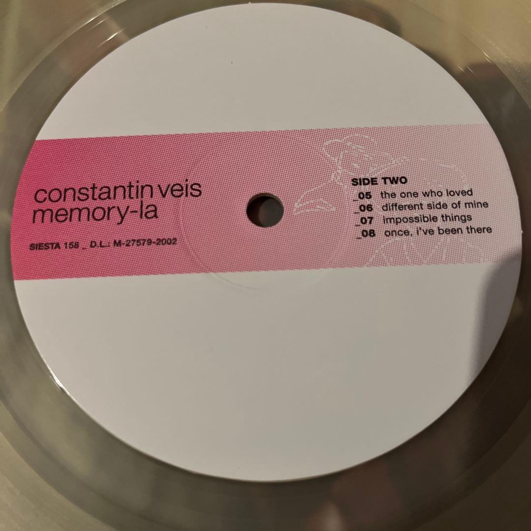 Constantin Veis - Memory-La 10" Clear Vinyl EP Indie Pop Siesta 158