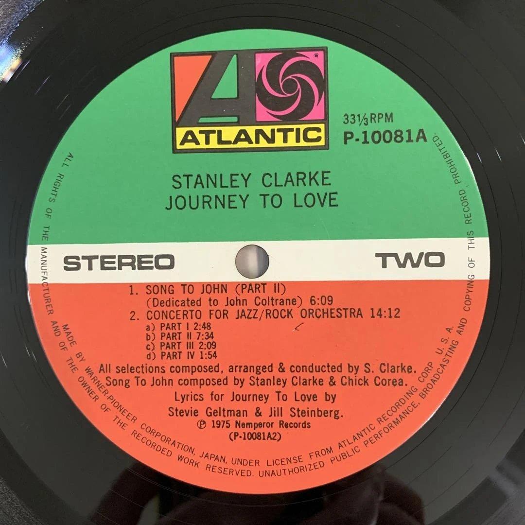 Stanley Clarke Journey to Love Japan LP P-10081A Jeff Beck Chick Corea Fusion