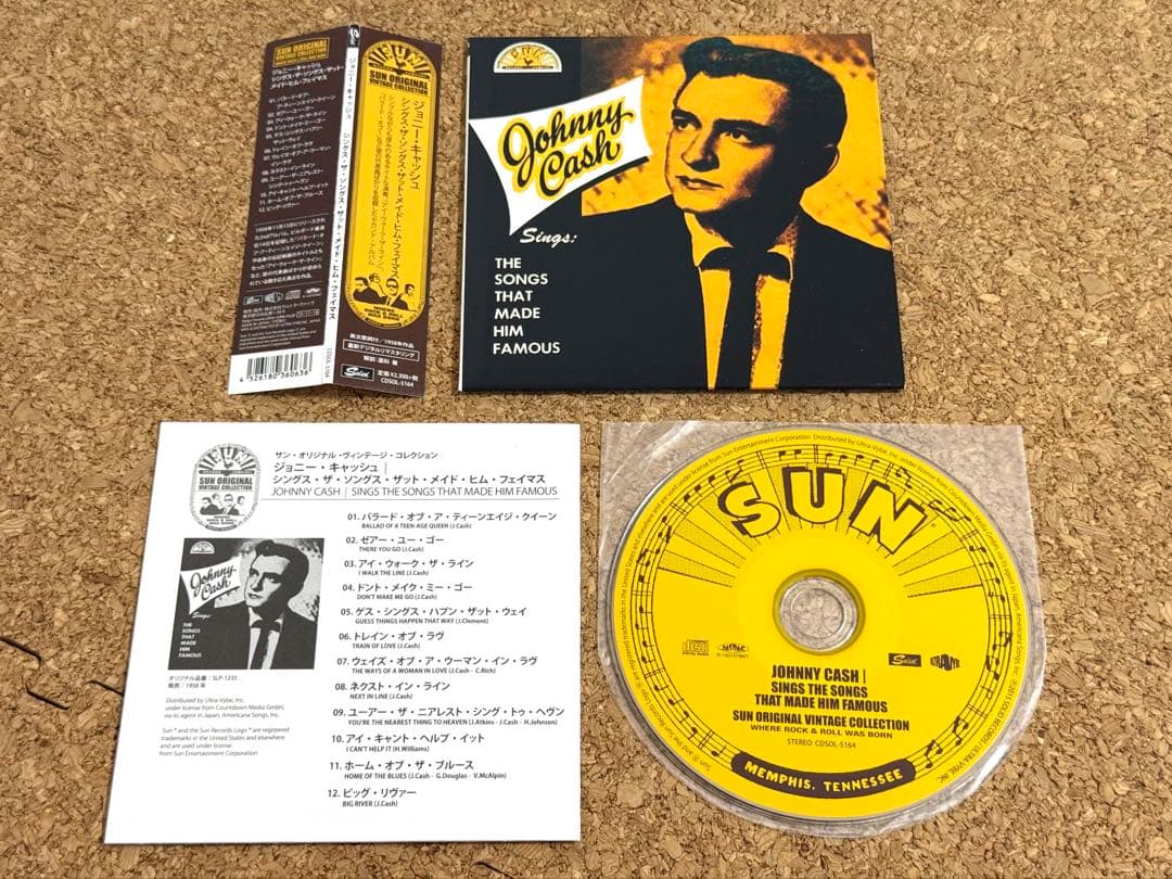 Johnny Cash - Sings The Songs That Made Him Famous CD Japan Press Mini LP OBI