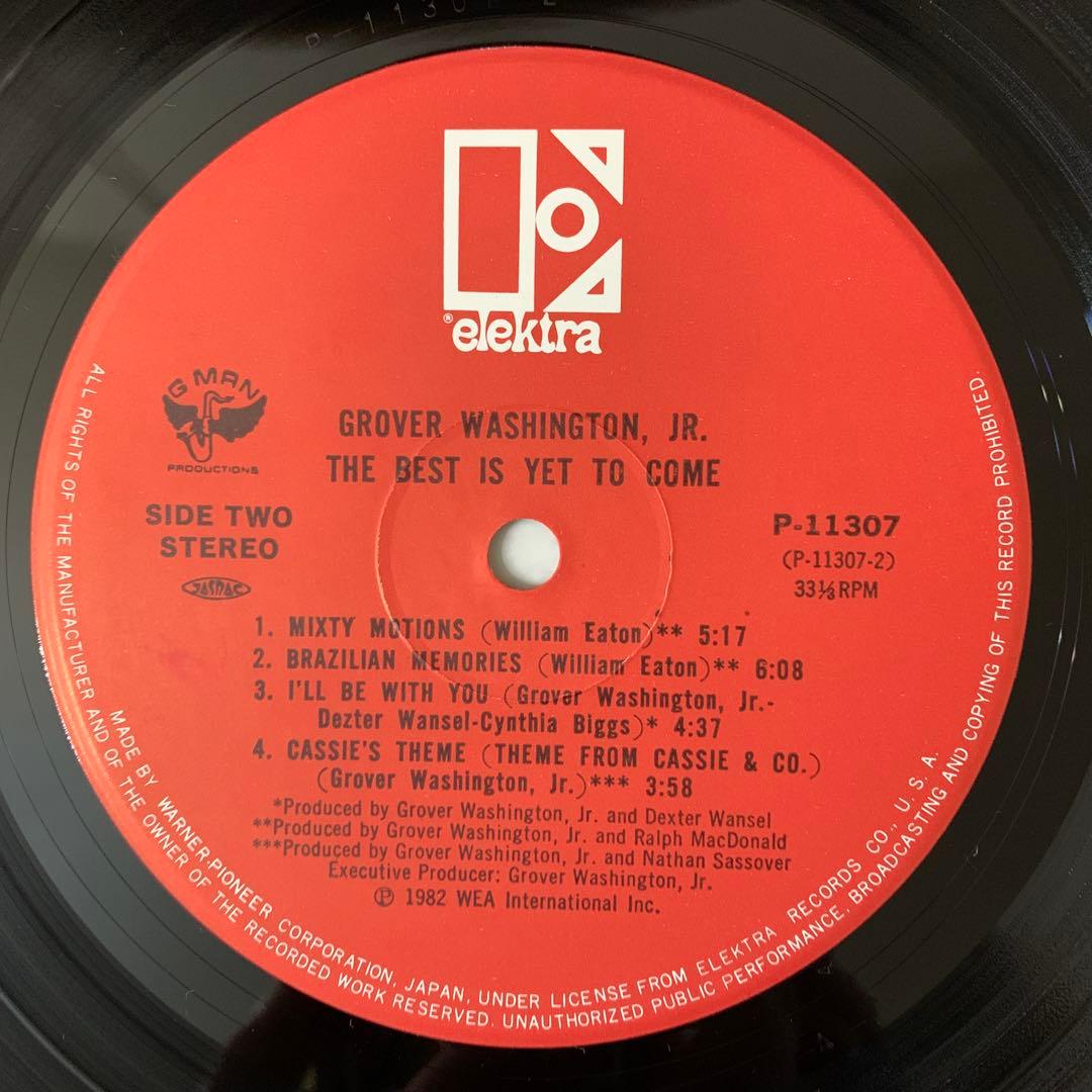 Grover Washington Jr. - The Best Is Yet To Come - LP Vinyl Japan P-11307