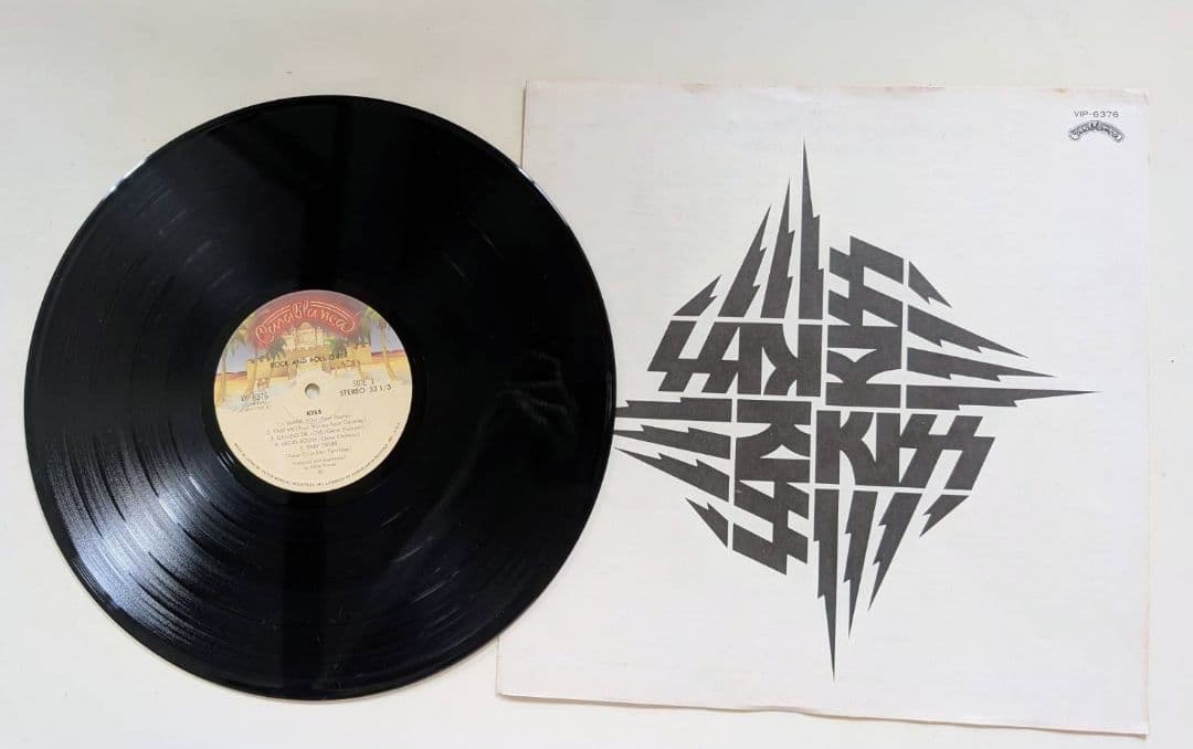 KISS Rock and Roll Over Vinyl LP Japan Pressing w/ Obi Strip Casablanca Records