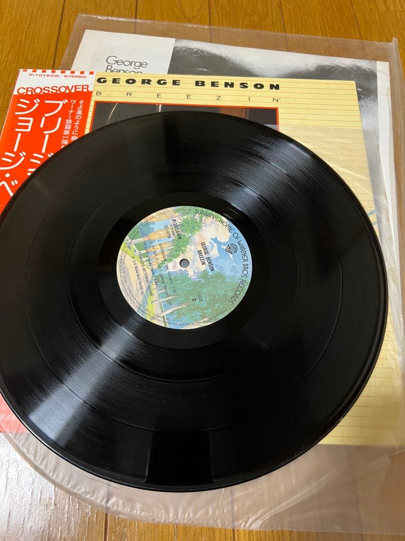 George Benson Breezin' LP Vinyl Record Japan Pressing w/ Obi Warner Bros