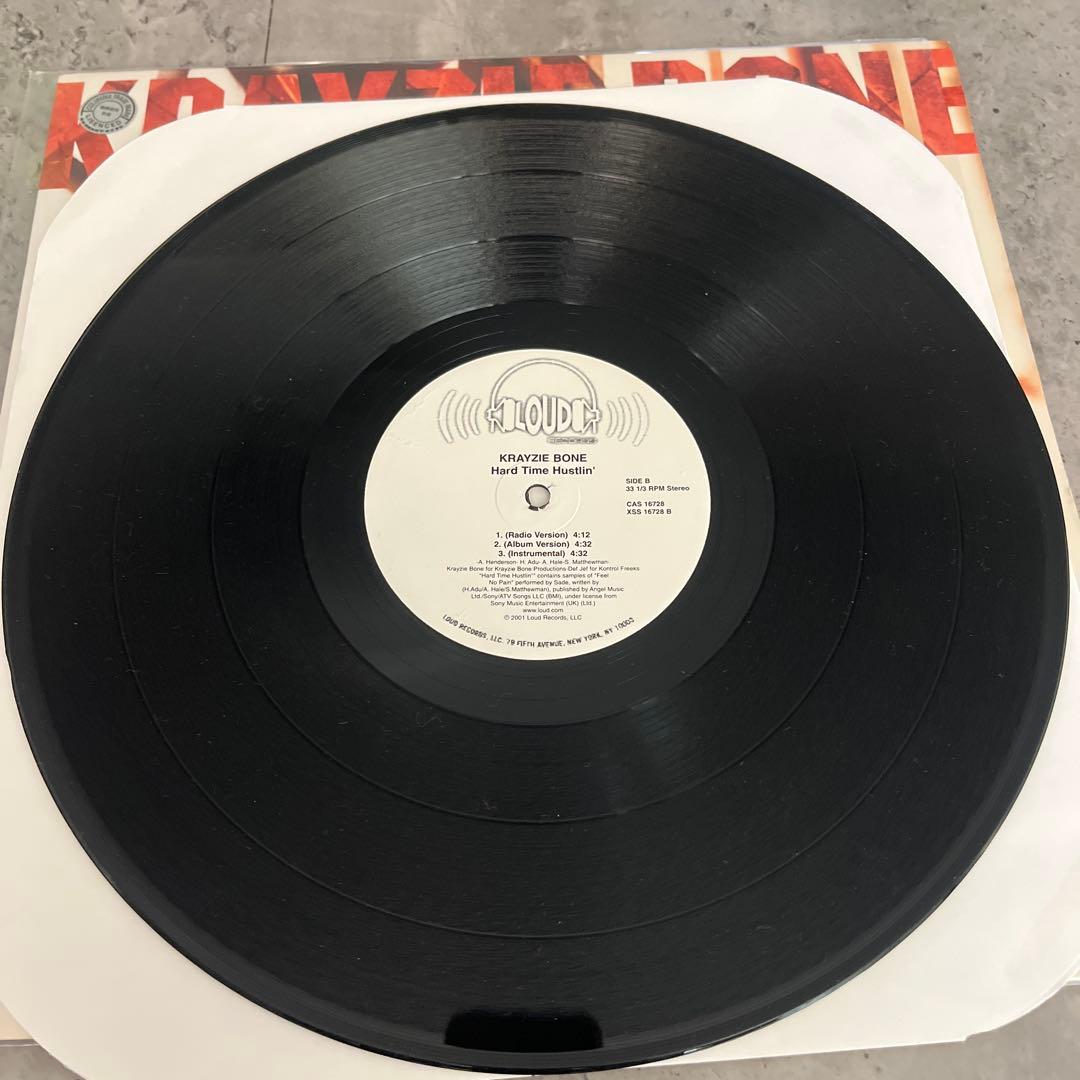 Krayzie Bone - Hard Time Hustlin' 12" Vinyl Single (2001) Loud Records Hip Hop