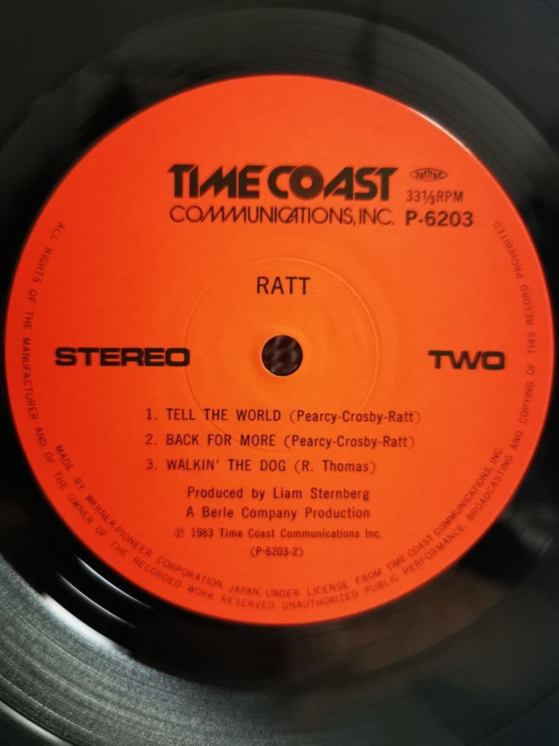 RATT - Self-Titled EP Japan LP P-6203 w/ Obi & Insert Heavy Metal