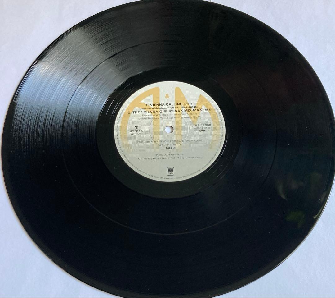 Falco - Rock Me Amadeus 12" Single Japan Pressing A&M AMP-12008 80s Disco Hit