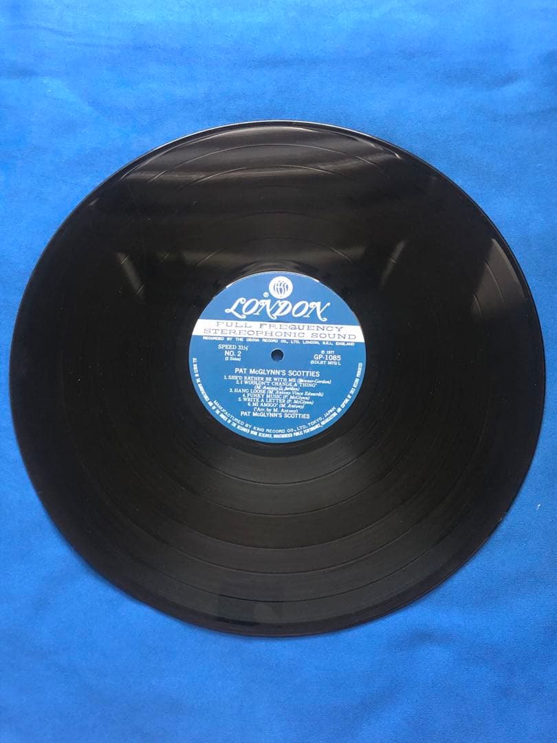 Pat McGlynn's Scotties - Debut Album LP Japan 1977 London Records w/ Obi