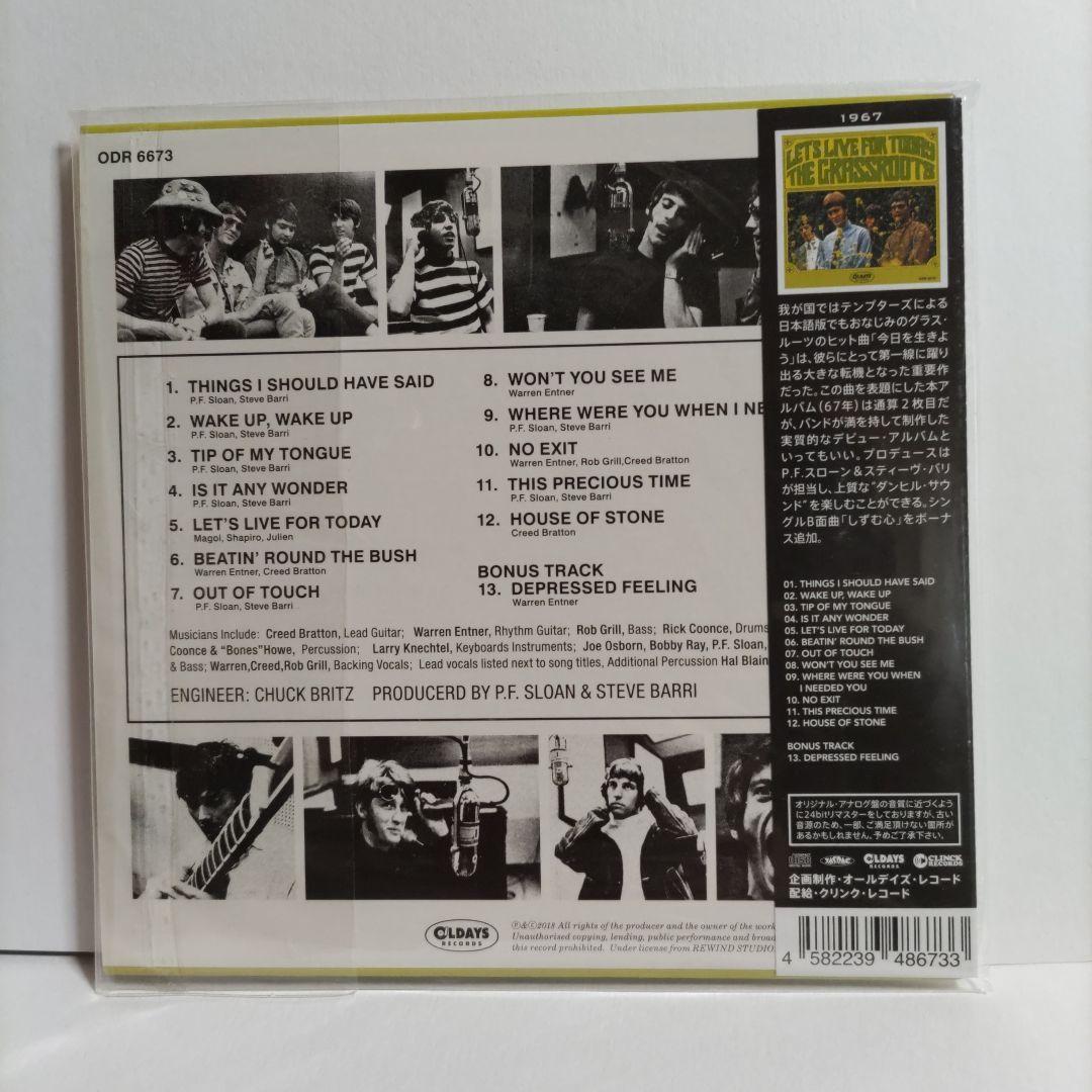 The Grass Roots - Lets Live For Today CD Japan Press Mini LP Style with OBI 2018