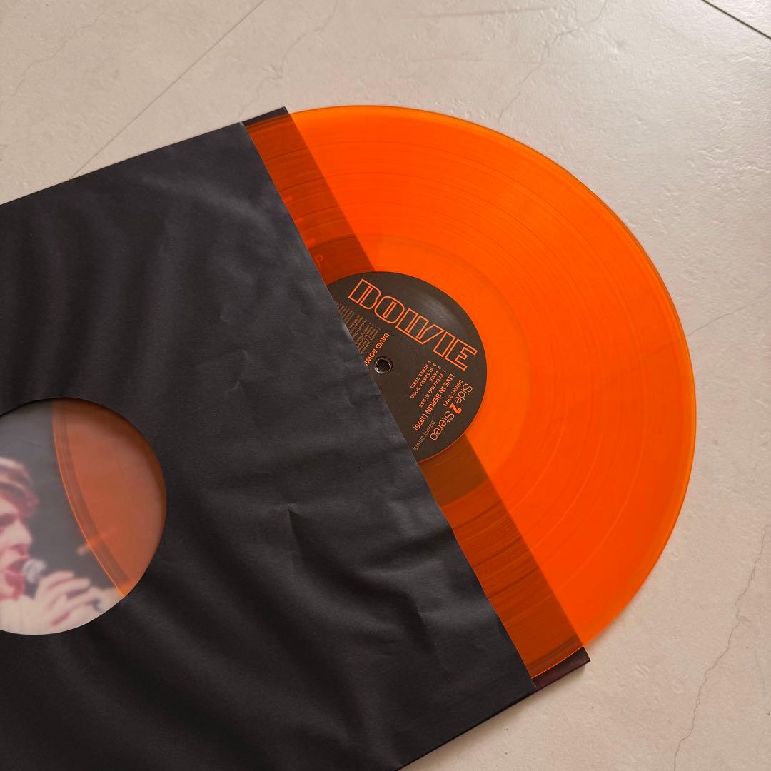 David Bowie Live in Berlin 1978 LP Limited Orange Vinyl Record