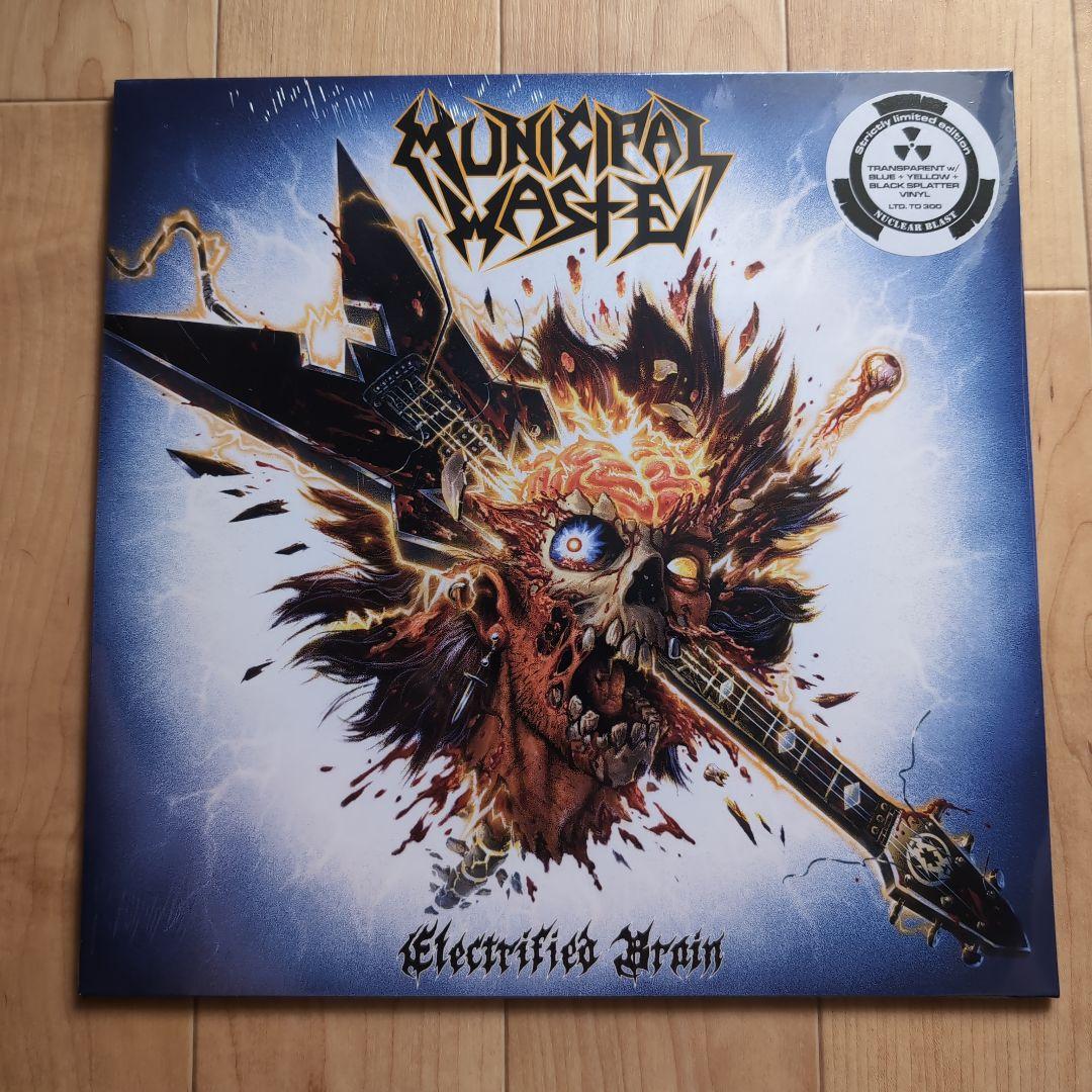 Municipal Waste - Electrified Brain LP Vinyl Transparent w/ Splatter Limited 300