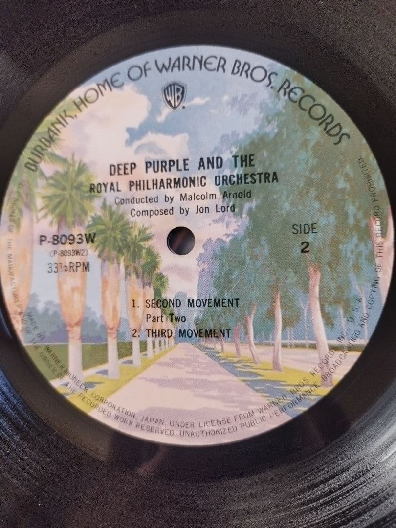 Deep Purple & Royal Philharmonic Orchestra Concerto for Group & Orch Japan LP