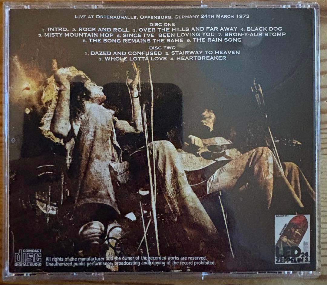 Led Zeppelin - Offenburg 1973 2CD Limited Edition Live Germany 1973
