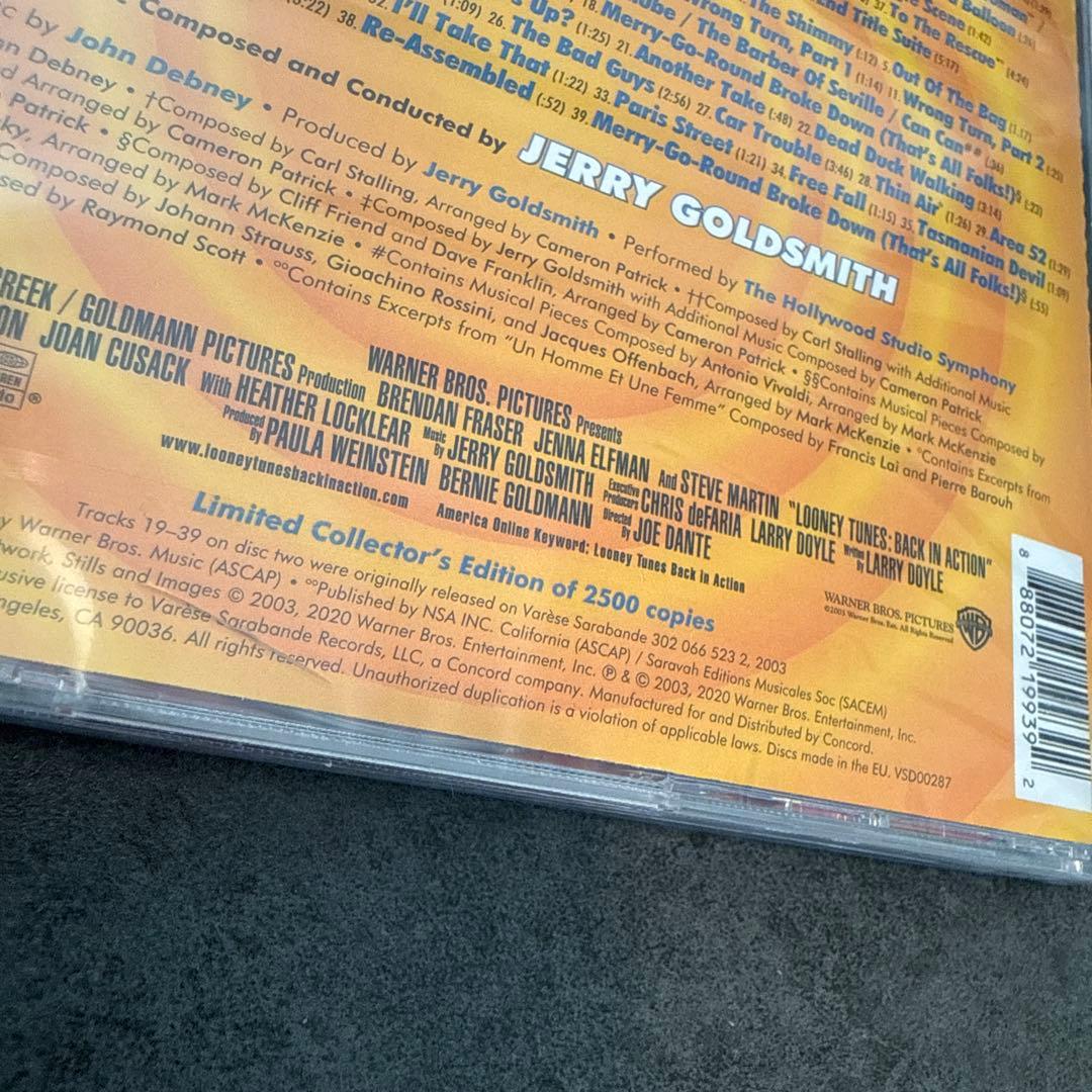Jerry Goldsmith - Looney Tunes: Back in Action 2CD Soundtrack Limited Edition