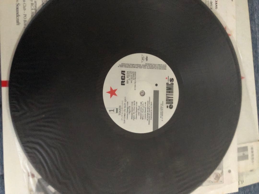 Eurythmics Touch LP 1983 Japan Vinyl Record w/ Obi Synth Pop New Wave