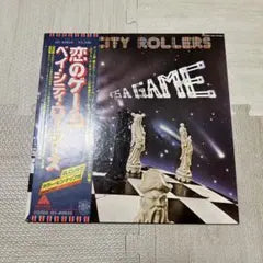 Bay City Rollers It's A Game Japan LP Vinyl Record w/ Obi & Color Insert