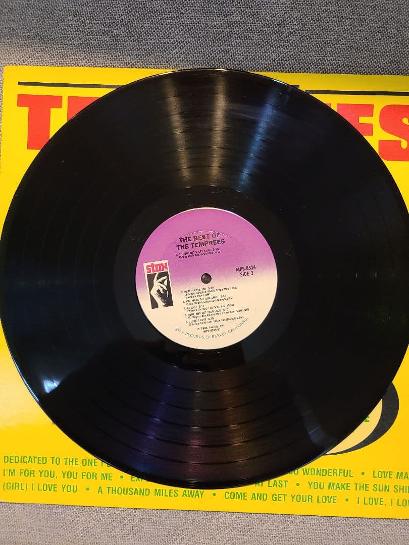 The Temprees - The Best Of The Temprees Vinyl LP Soul 1984 Stax Pressing