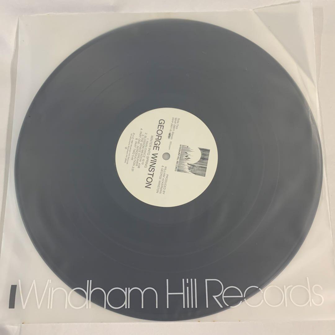 George Winston - Winter Into Spring LP Japan Windham Hill WHP-28011 Piano Solo