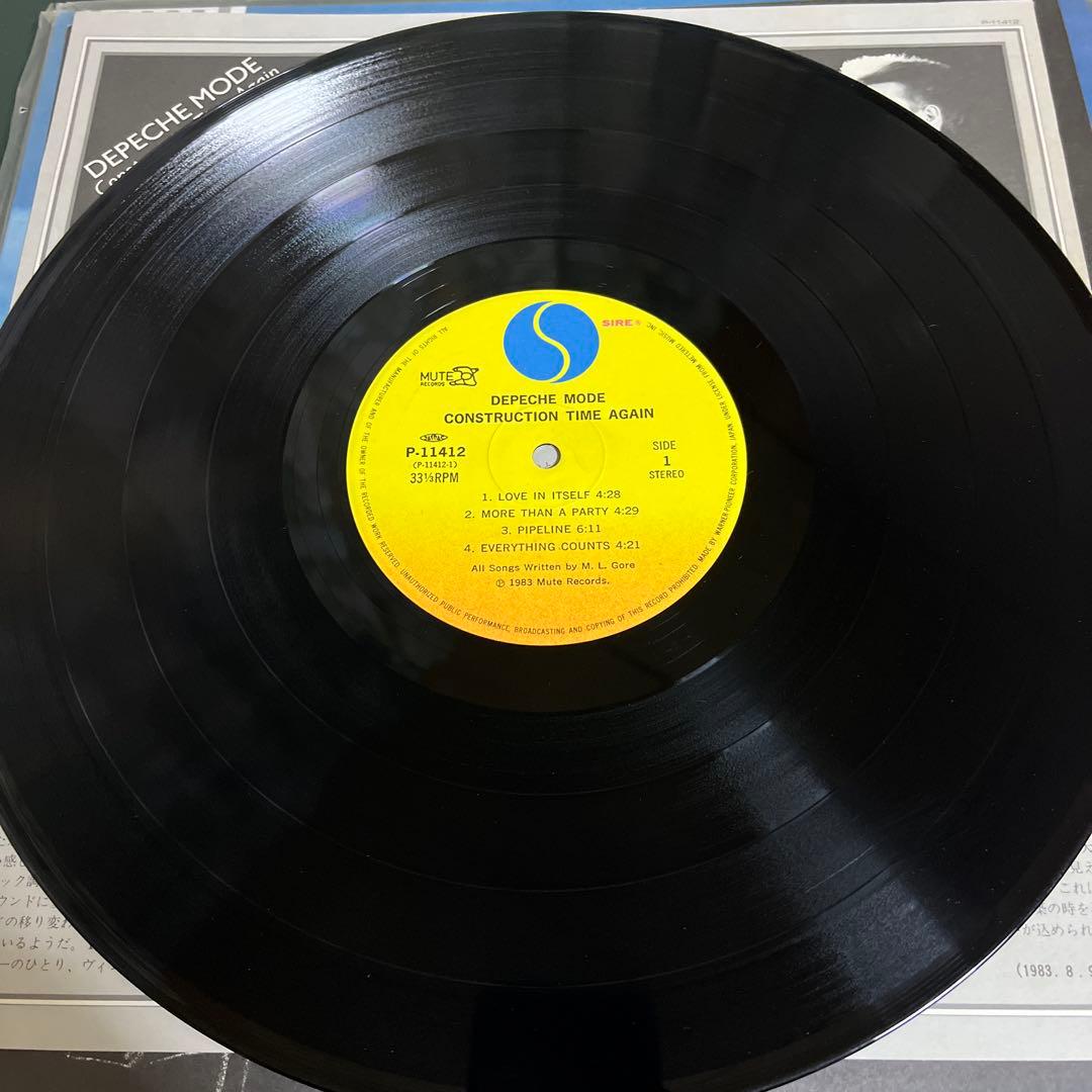 Depeche Mode - Construction Time Again LP 1983 Japan Pressing Vinyl Synth-Pop