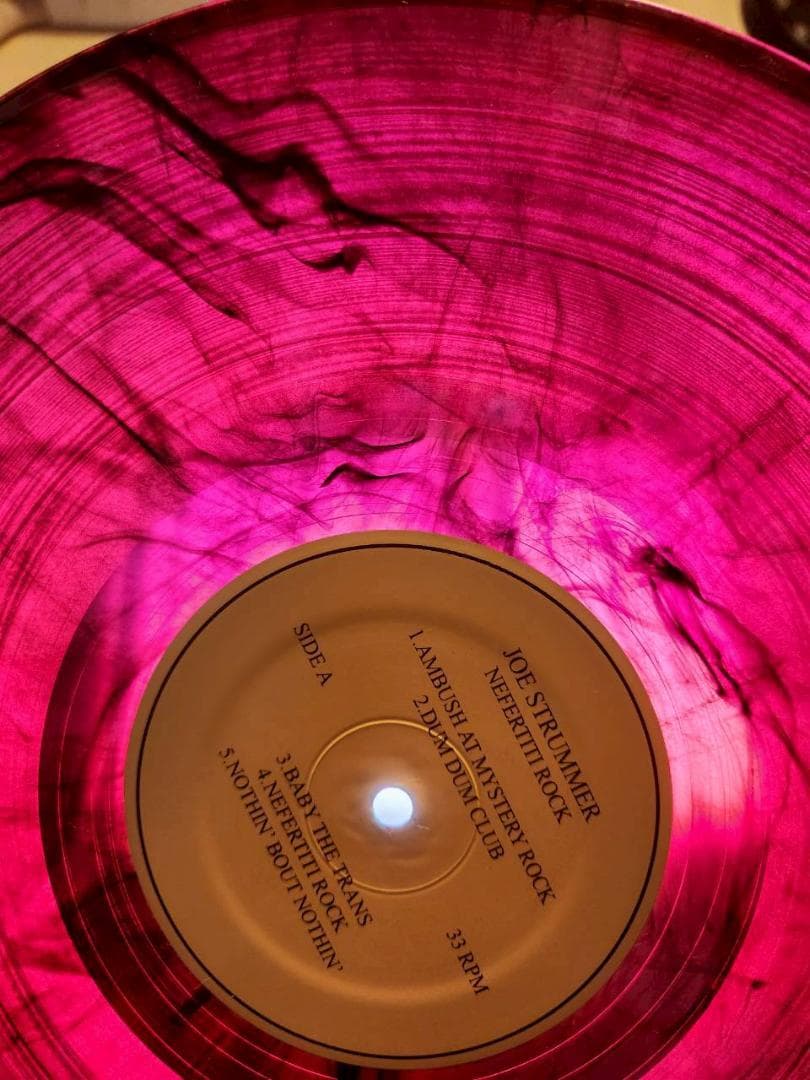 Joe Strummer - Nefertiti Rock! Limited Edition Color Vinyl LP #68/100