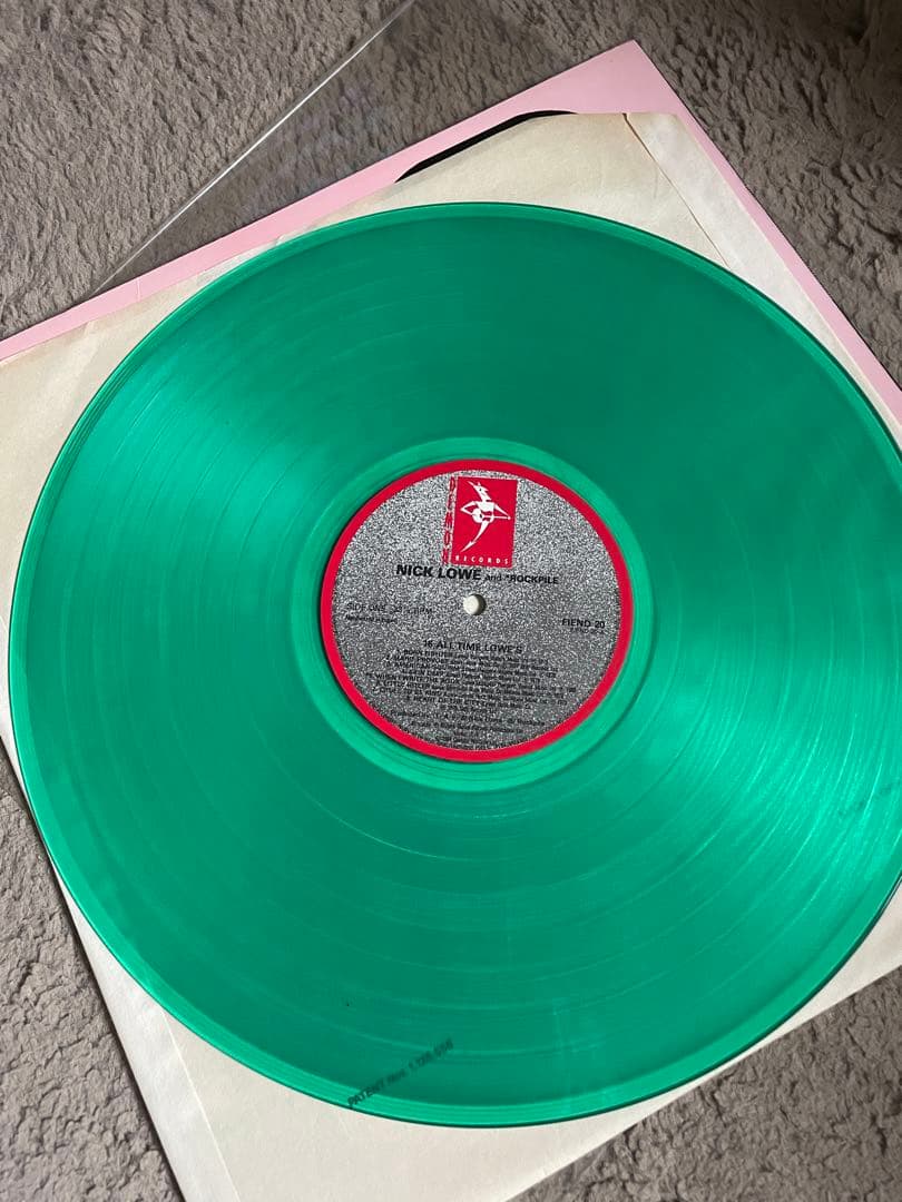 Nick Lowe 16 All-Time Lowes Limited Edition Green Vinyl LP Compilation UK Press