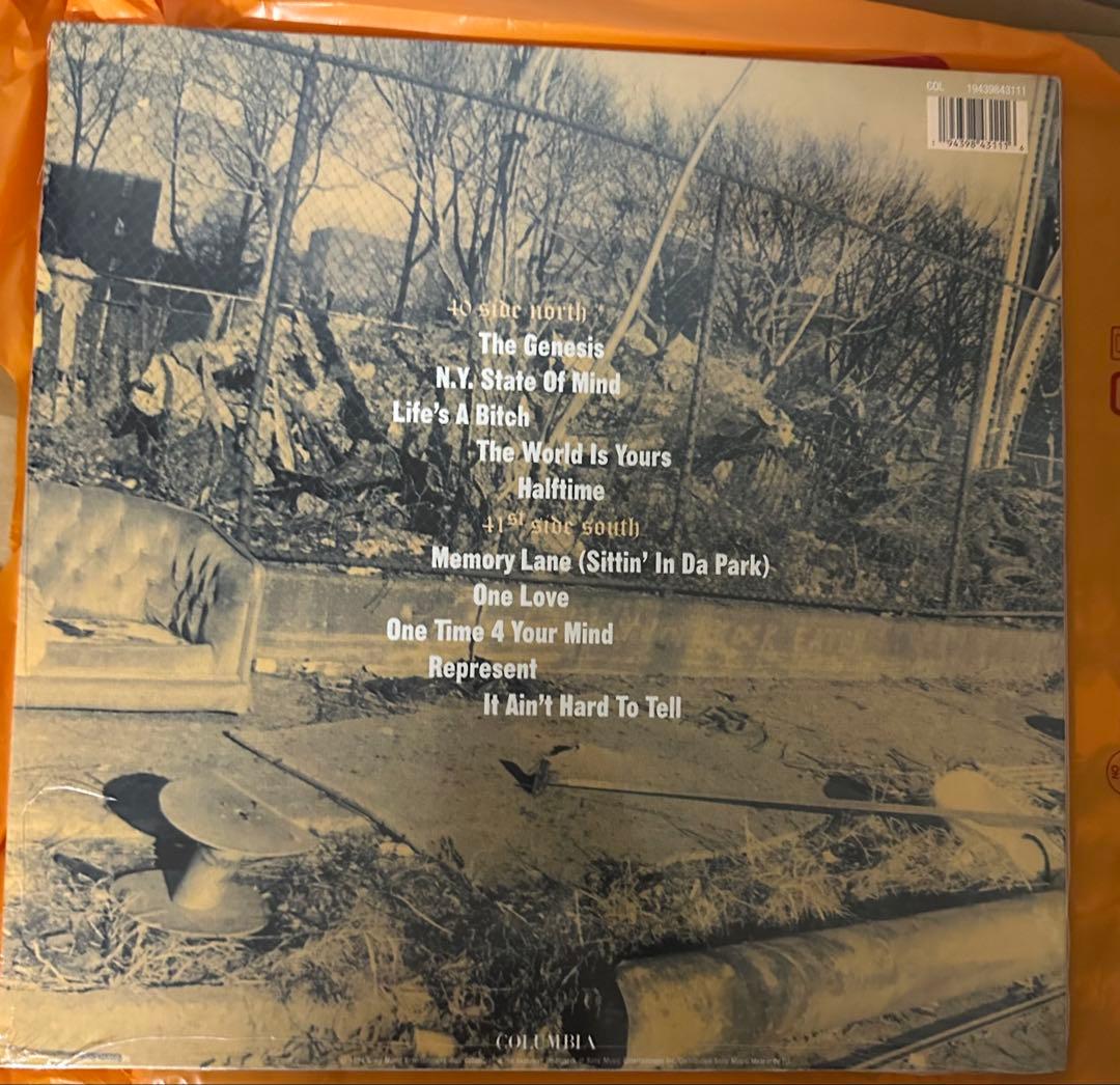Nas Illmatic Vinyl LP Clear Classics Transparent Vinyl
