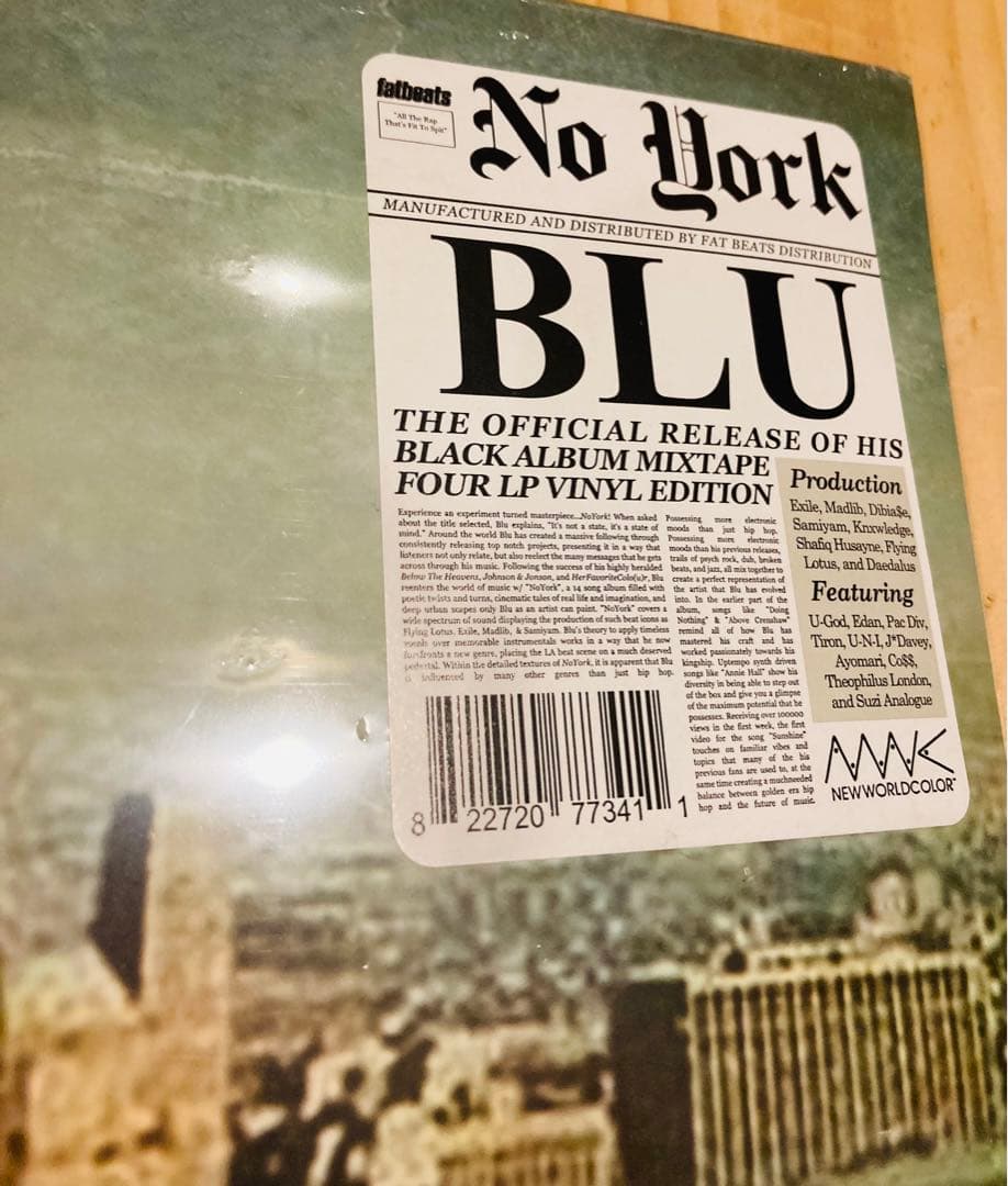 Blu - No York! 4LP Vinyl Set Fat Beats Hip Hop Underground