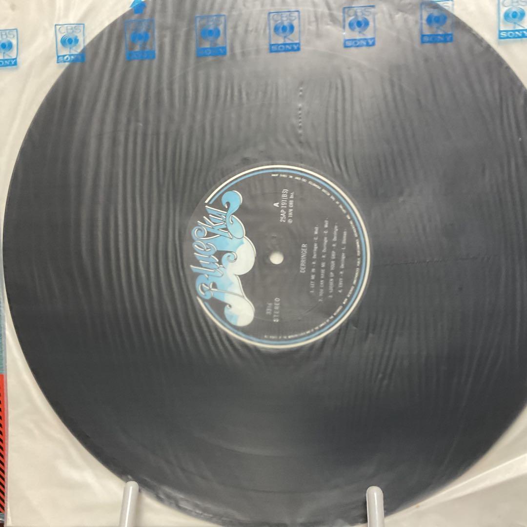 Derringer - Derringer LP 1976 Japan Vinyl Blue Sky Record w/ Obi & Poster