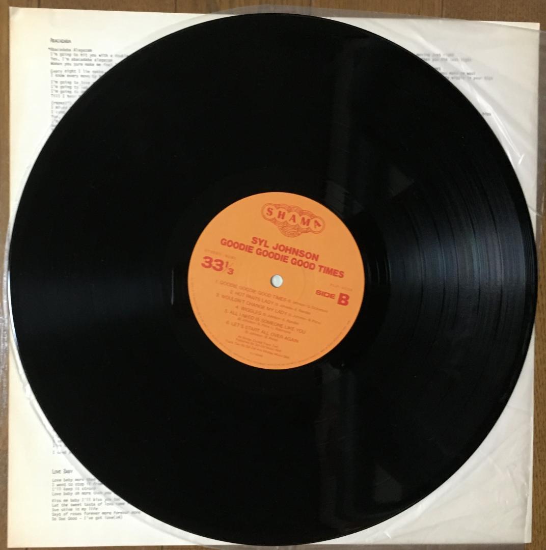 Syl Johnson - Goodie Goodie Good Times LP 1979 Japan Only Soul P-Vine Special