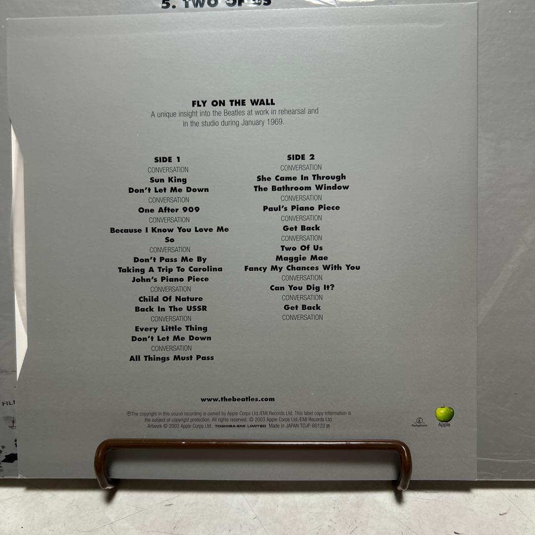The Beatles Let It Be... Naked Vinyl 2LP + 7" Japan Pressing TOJP-60121-22
