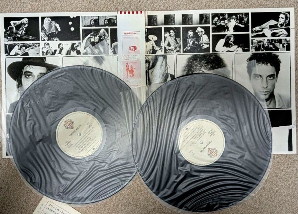 Fleetwood Mac - Live 2LP Japan Vinyl Record with Obi & Inserts