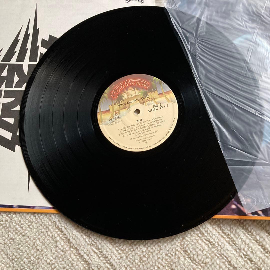 KISS Rock and Roll Over Vinyl LP Japan VIP-6376 with Obi Strip