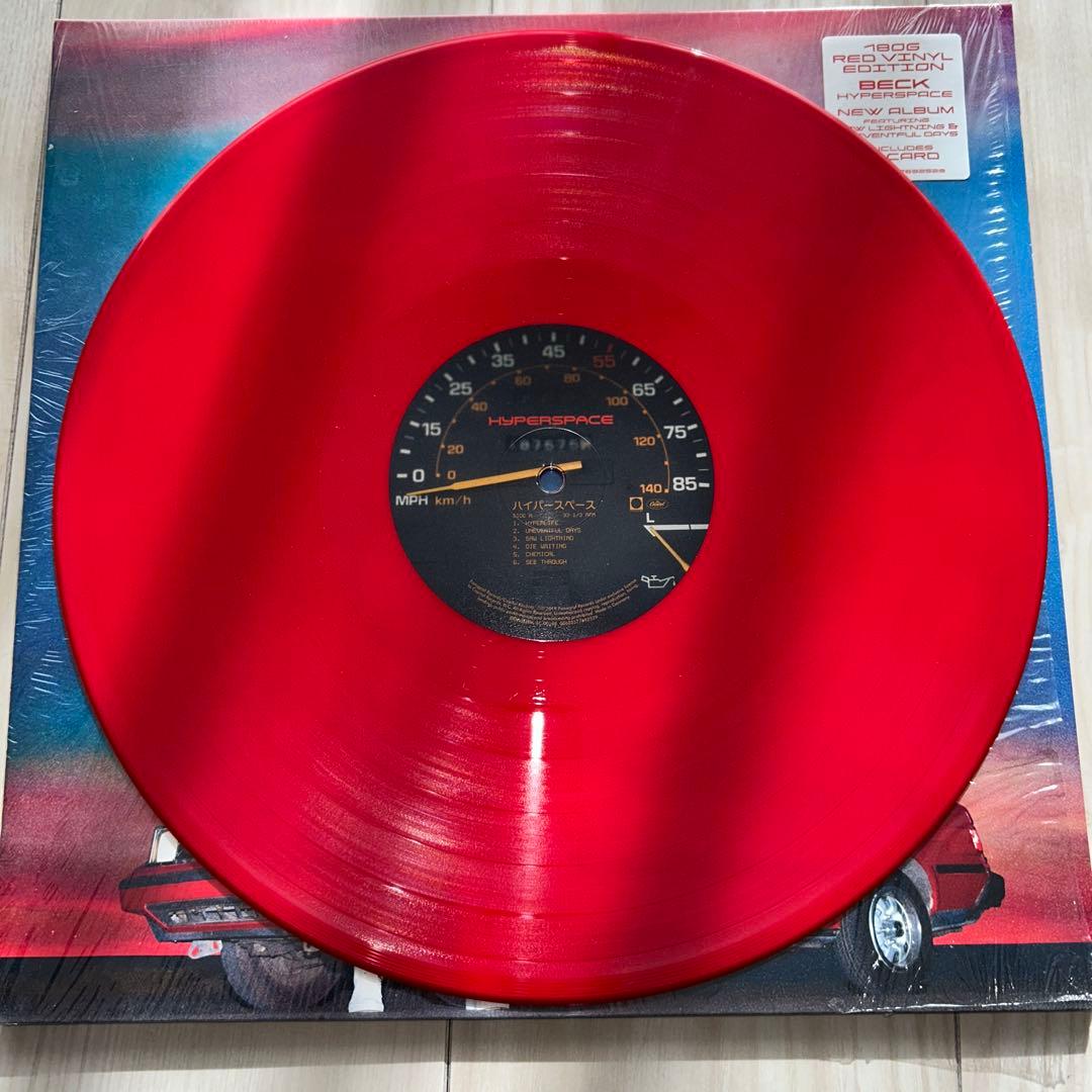 Beck Hyperspace Vinyl LP Red Color Edition Japan Pressing