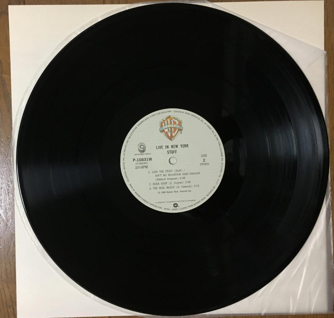 Stuff - Live In New York LP Vinyl Record Japan 1980 w/ Obi Liner Fusion Jazz